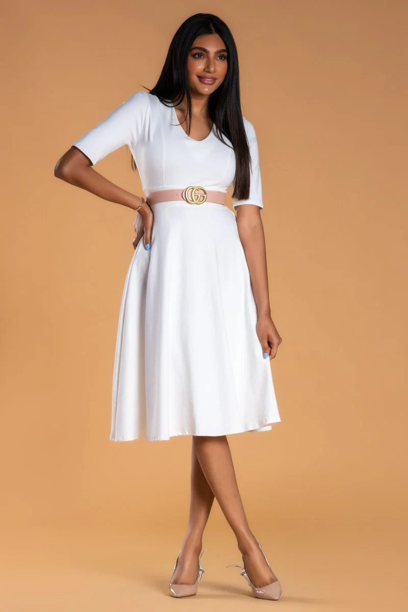 Brigitte Brianna V-Neck Gala Dress - Image 5